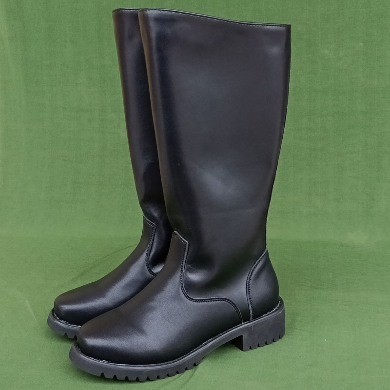马靴骑士马术鞋装备：长高筒靴子，儿童成人男女演出骑马必备真皮靴