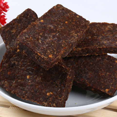 Dried Bean Sauce Yunnan Dehong Munang City Soybean Farm Beans Farm Produce Dry Goods Farmers Deputy Homemade Spicy Bean Cake 500g