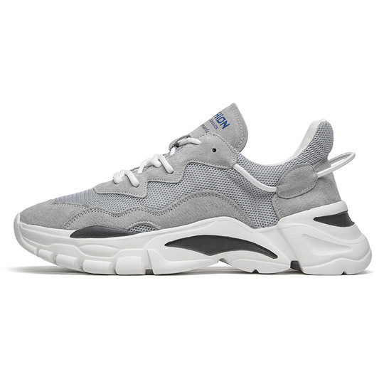 Dad Shoes for Men 2025 New Summer Casual Mesh Breathable Soft Sole Lightweight Trendy Outdoor Running Sports Shoes