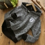 Áo khoác bé trai 2018 thu đông cho trẻ em mới cộng với áo nhung trùm đầu trong quần áo trẻ em thể thao cardigan lớn áo phao trẻ em mùa đông