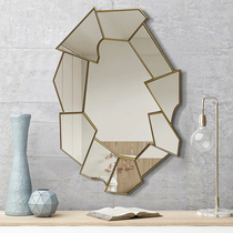 Baxi mirror high-end bathroom mirror hotel bathroom wash mirror corridor entrance wall multi-functional decorative mirror customization