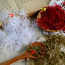 A05DIY handmade flower clothing accessories satin three-dimensional wrinkled flower hair accessories wedding accessories
