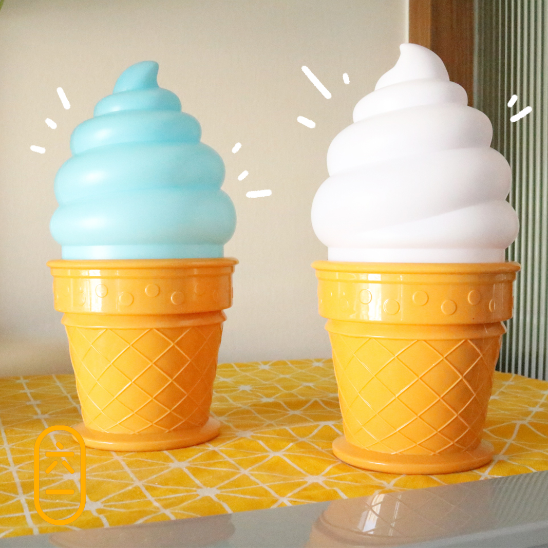Ice cream cone ice cream pat light ins wind cute night light posing creative gift 25cm