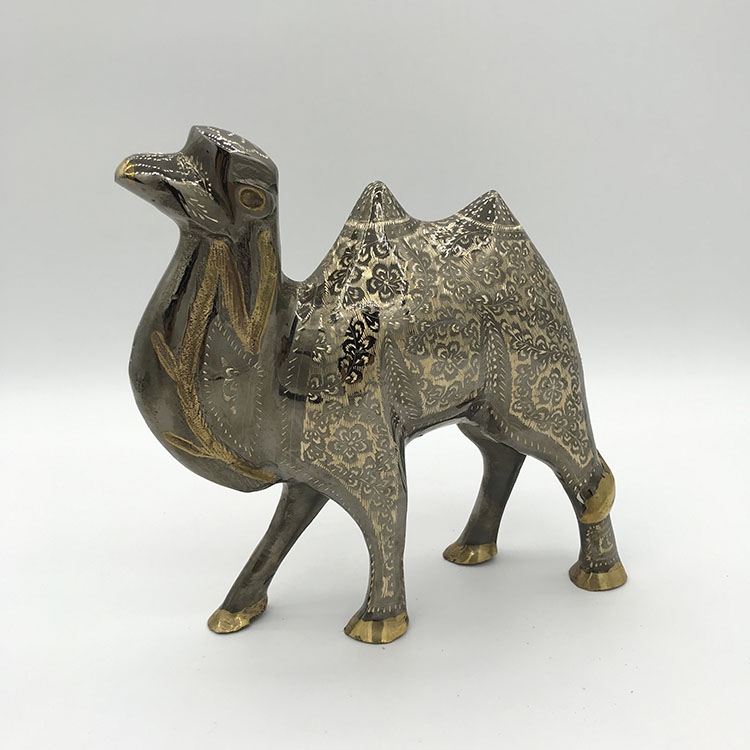 Exquisite ornament gifts Pakistan carved camel exquisite carved pattern camel Bactrian camel 12 inch machine bright craftsmanship