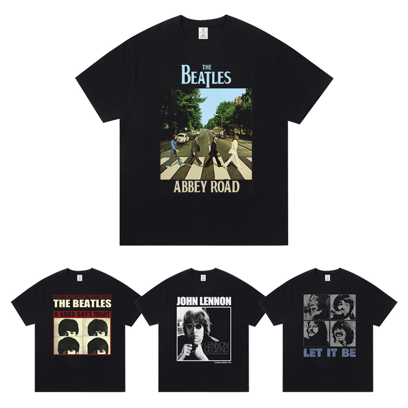 The Beatles John Lennon Rock Short-Sleeve T-Shirt Music Merchandise Clothing