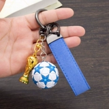 Футбольный креативный кожаный высококлассный брелок, сувенир, 2022, подарок на день рождения