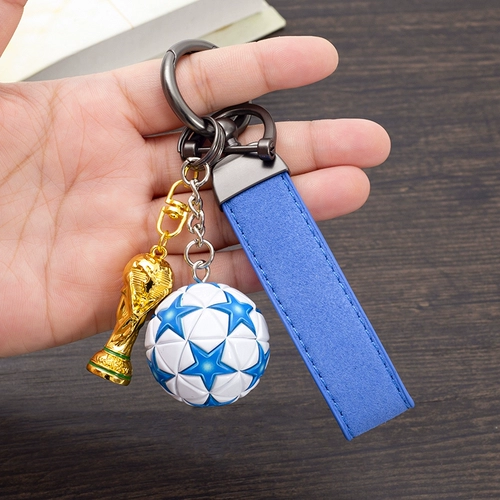 Футбольный креативный кожаный высококлассный брелок, сувенир, 2022, подарок на день рождения
