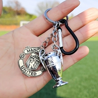 Пряжка из сплава Лиги чемпионов + бренд Manchester United + черная подвеска