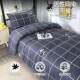 Dormitory Single Bed Three-Piece Set, College Student Bedding, Complete Set of Quilts, Four-Piece Set of Duvet Covers and Bedding