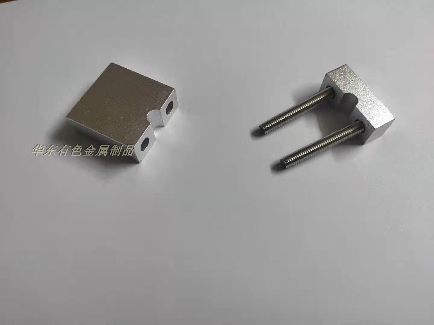 Aluminum block bracket aluminum alloy pipe clip laboratory panel installation stainless steel gas pipeline card 1 4 3 8 1 2