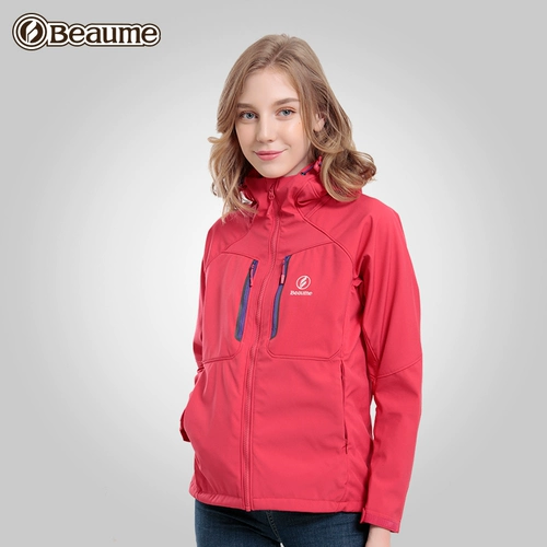 Бархатная дорожная ветрозащитная осенняя куртка с капюшоном