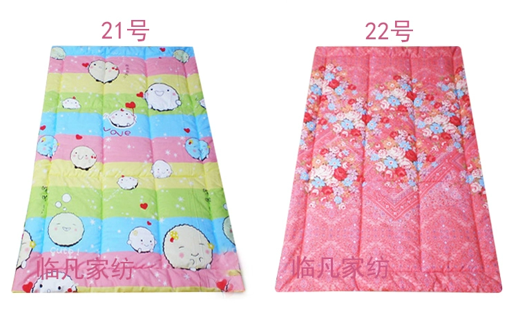 mùa hè bông giường nệm nệm pad trẻ em mẫu giáo có thể được rửa sạch bộ đồ giường bông bé dày - Nệm chăn ga gối đệm cưới