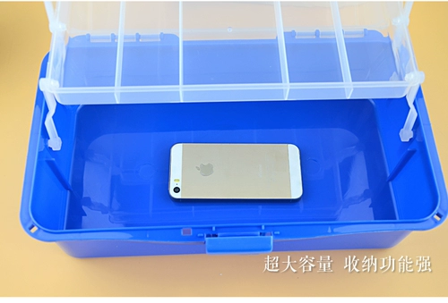 Большая складная портативная коробка для хранения, пластиковый ящик для хранения, фартук для рисования для школьников