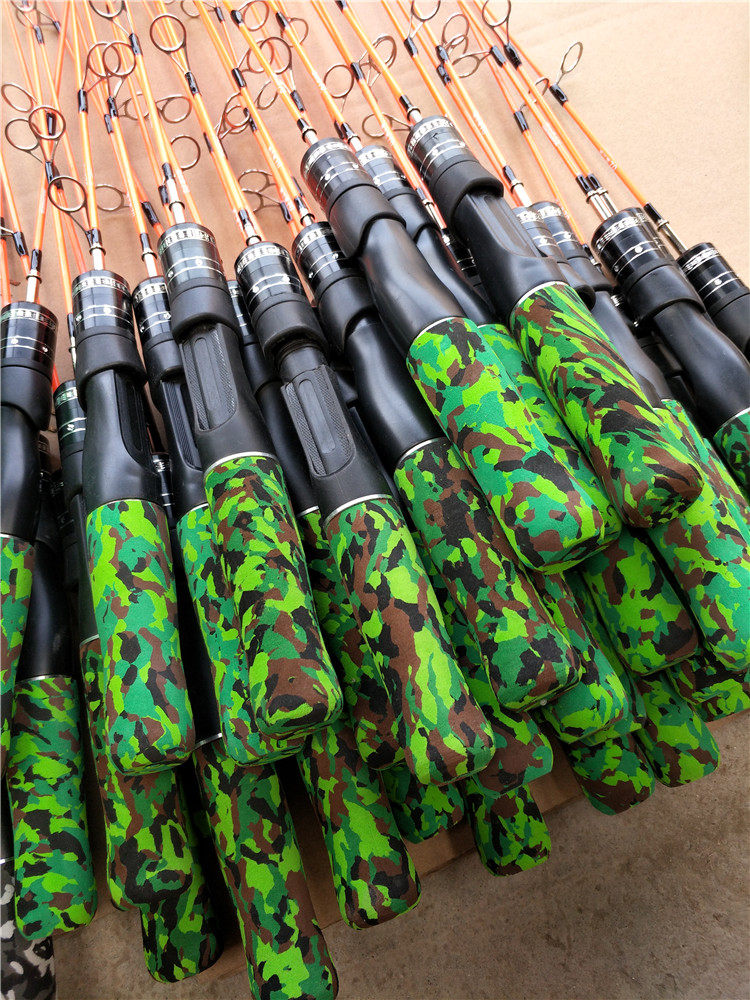 Ice удочкой 发泡把手冰钓鱼竿中硬尾冻钓鱼竿插节鱼竿冰上钓鱼竿50厘米60厘米 Dragon strong second generation