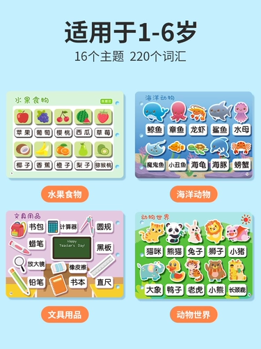 Книга из ткани, познавательная интеллектуальная игрушка на липучке, обучение, раннее развитие