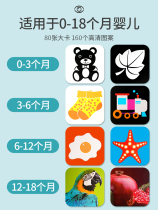 Baby tracking training toy newborn infant early education puzzle red vision ball baby head up vision black and white ball