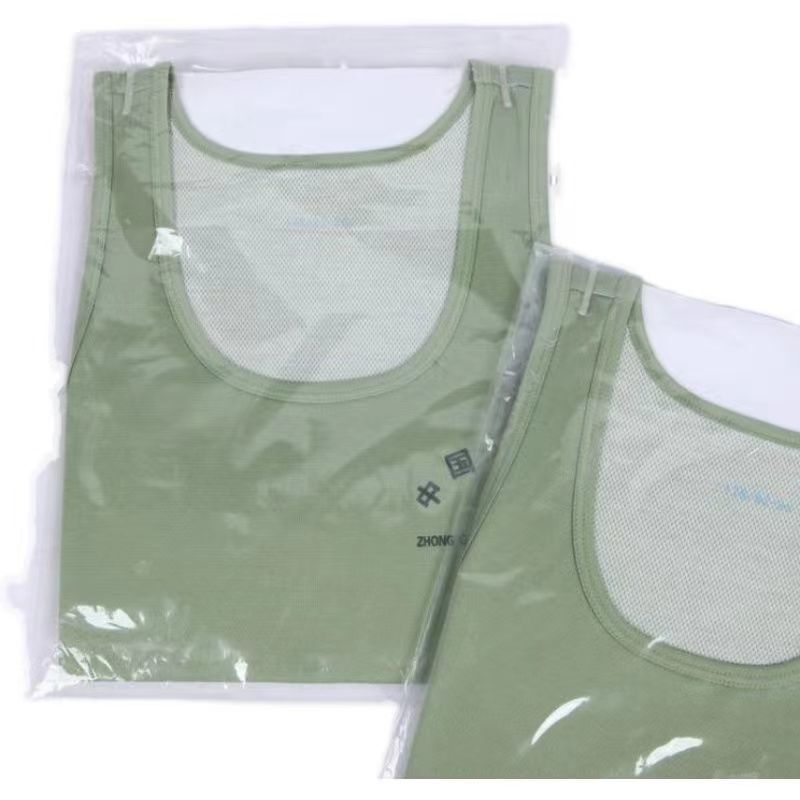 Authentic Border Guard Quick-Drying Physical Training Vest, Bean Paste Green Vest, Quick-Drying Breathable White Vest