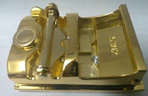 Mens golden general automatic buckle inner belt with new inner belt