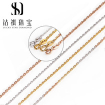 Diamond jewelry 18K gold necklace womens gold platinum rose gold choker cross chain pendant