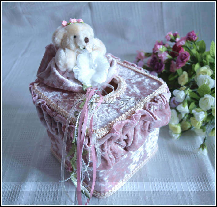 Clear cabin full of RMB39  vines paper towels box Cylinder Tissue Box Containing Box Your Lady Series