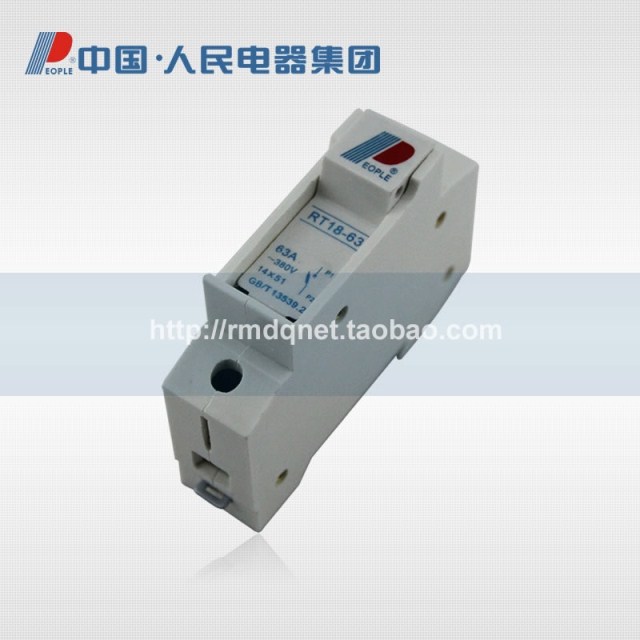 RT18 - 1P 63A with lamp fuse seat fuse seat of RT18 - 1P