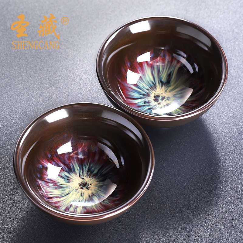 Variable kung fu noggin built a single lamp sample tea cup ceramic household masters cup single tea cup, bowl is Japanese