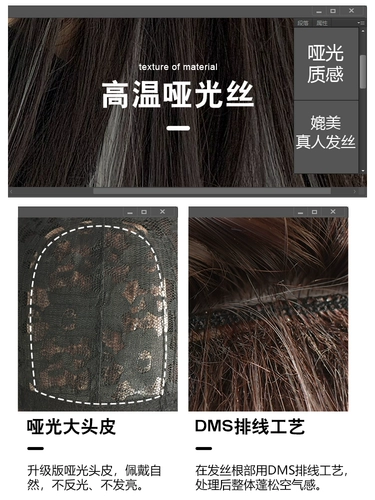 Парик, сетка для волос, комиксы, кудрявая челка, популярно в интернете