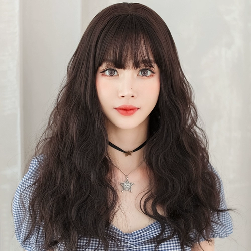 Летний кудрявый парик, волнистый шлем, придает объем, популярно в интернете