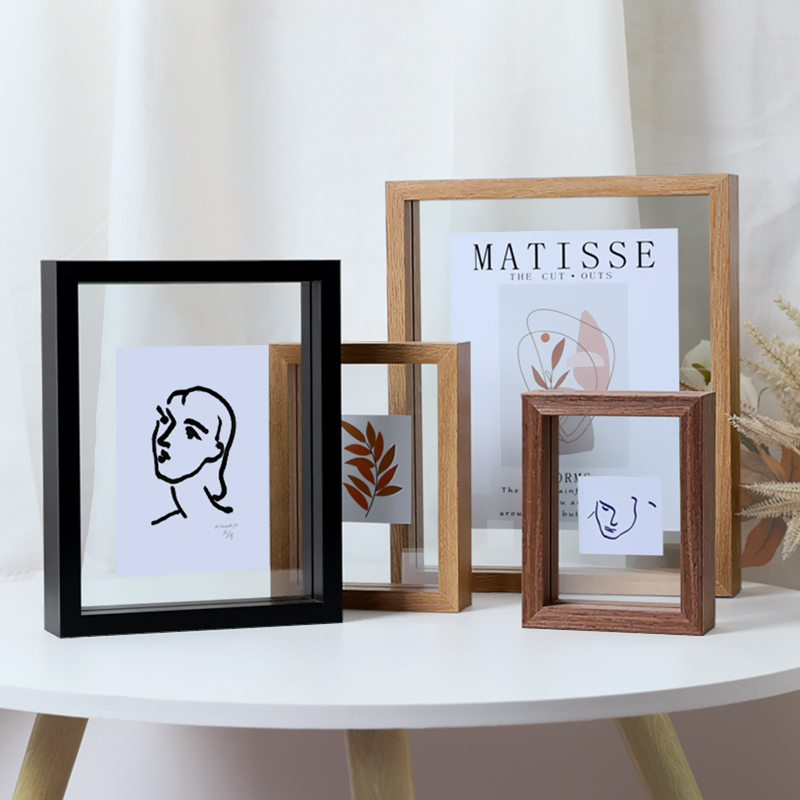 Double-Sided Transparent Photo Frame Glass A4 Picture Frame Mounting Frame 7inch Calligraphy and Painting Photo Display Stand 6 Specimen Display Mounting Frame Double-Sided Transparent Photo Frame Glass A4 Picture Frame Mounting Frame 7inch Calligraphy and Painting Photo Display Stand 6 Specimen Display Mounting Frame