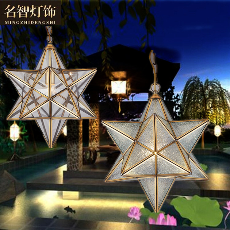 All-copper chandelier single head bar chandelier porch light aisle light corridor light balcony light entrance hall LED light