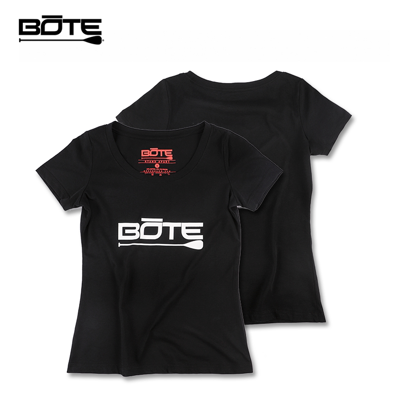 BOTE Women's Clothing 2020 Summer New Tide Sports Fashion T-shirt Woman Pure Cotton Short Sleeve Vest 100 Hitch Blouse
