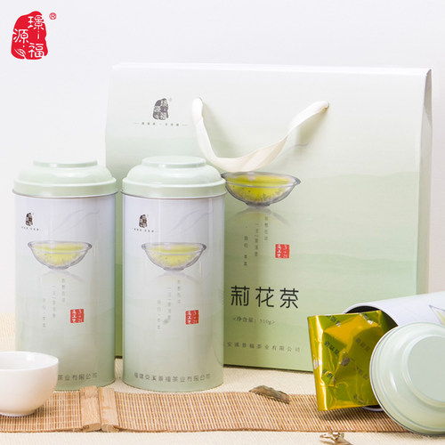 璟福源 浓香型小龙珠茉莉香碧螺春绿茶170g