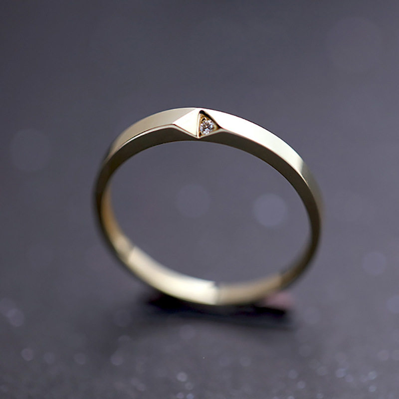 Sterling Silver Adjustable Ring For Women Minimalist Style_voghion.com