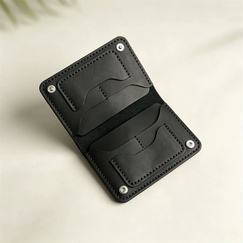 Handmade Leather Goods, First-Layer Cowhide Wallet, Card Holder, Document Holder, Passport Holder