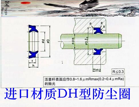 Cylinder cylinder dust-proof sealing ring DHS DH25 27 28 30 31 35 35 35 35 38 40 45