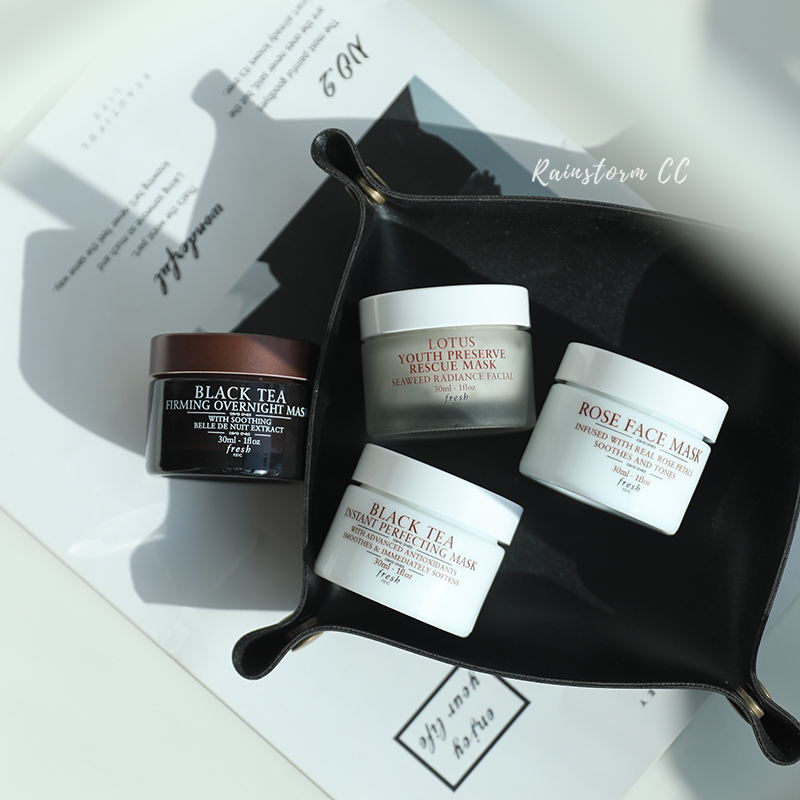 Spot No Box 30ml Fresh Black Tea Black Tea White Jar Black Jar Rose Repair Mask Sleep Mask