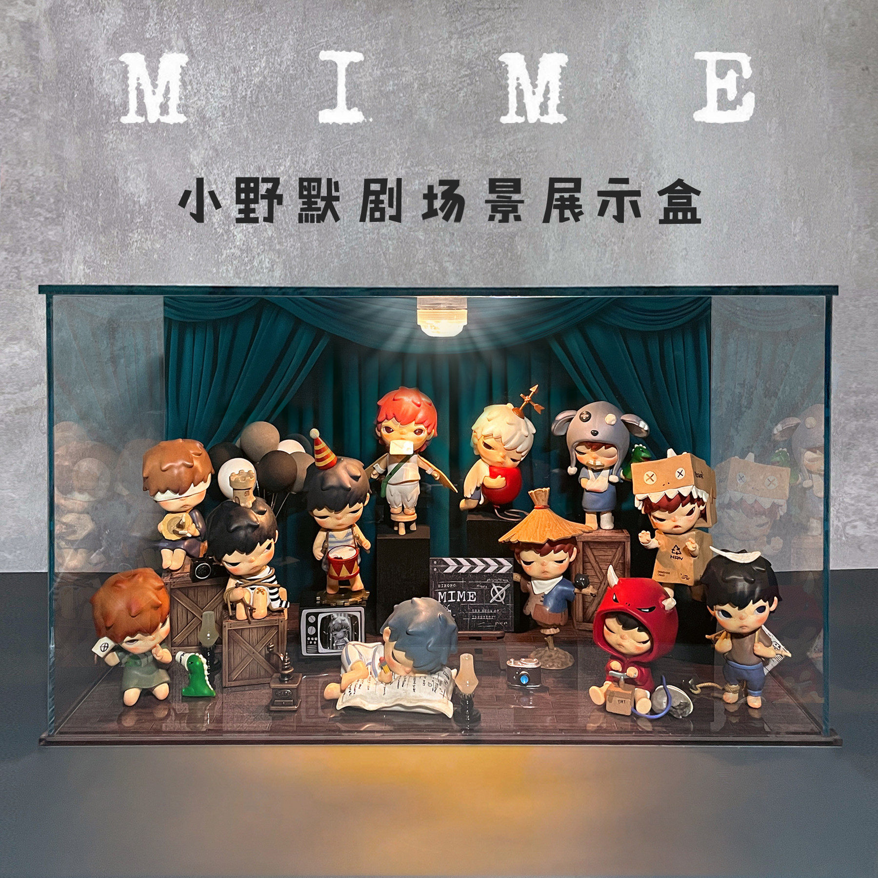 Pop mart hirono ono 4th generation mime series figure blind box