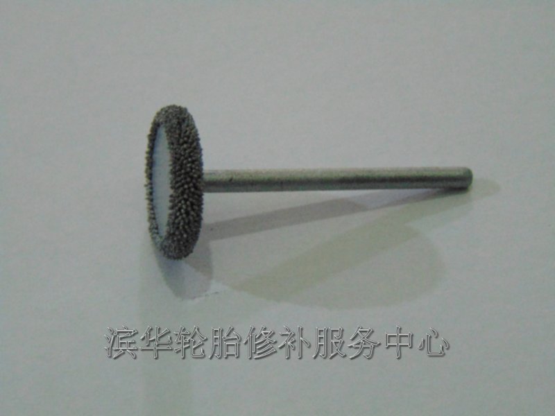 Alumina small flat grinding head tire rubber repair tool Cold repair Hot repair grinding Vacuum tire repair Pneumatic
