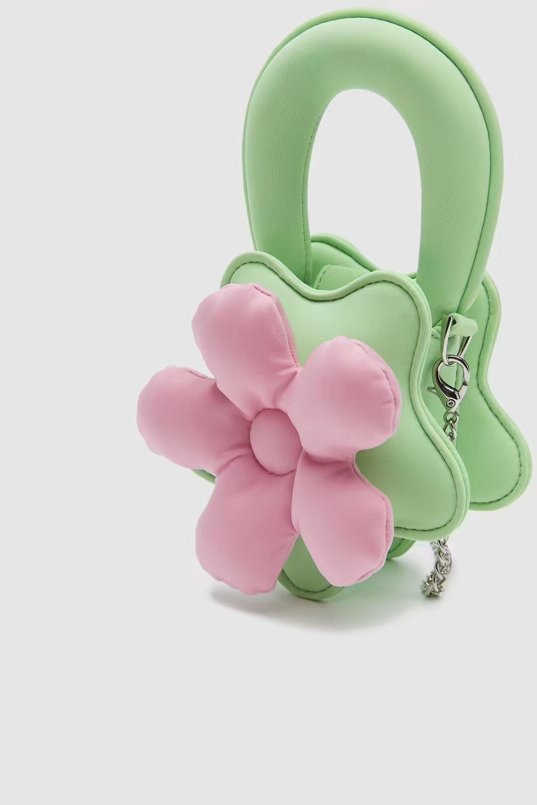 U home new summer small bag fashion chain bag temperament bag new ladies color three-dimensional flower ornament bag