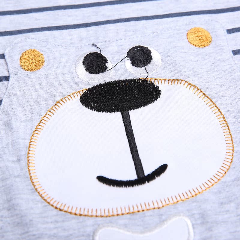 Pyjama mixte en Coton à manche courte - Ref 3004485 Image 4