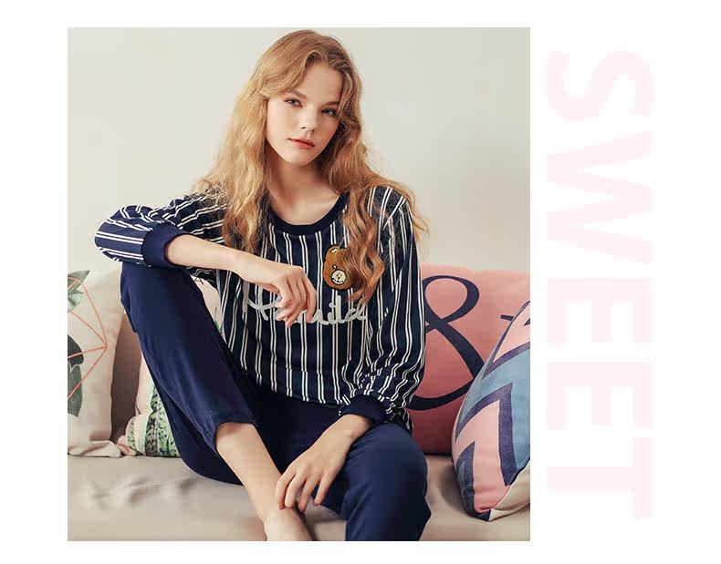 Pyjama mixte en Coton à manches longues - Ref 3004484 Image 23