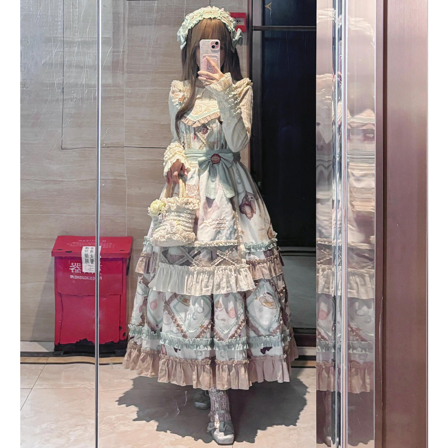 圣诞节新年服优雅Lolita柄图CLA系长袖秋连衣裙洛丽塔裙日常轻Lo_lolita洛丽塔_淘宝游戏网