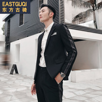 2020 spring new casual suit men Korean slim suit hair stylist trend two-piece yuppie jacket