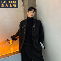 2019 autumn Net Red mens suit casual Korean version of loose small suit fashion youth hair stylist single West Coat tide