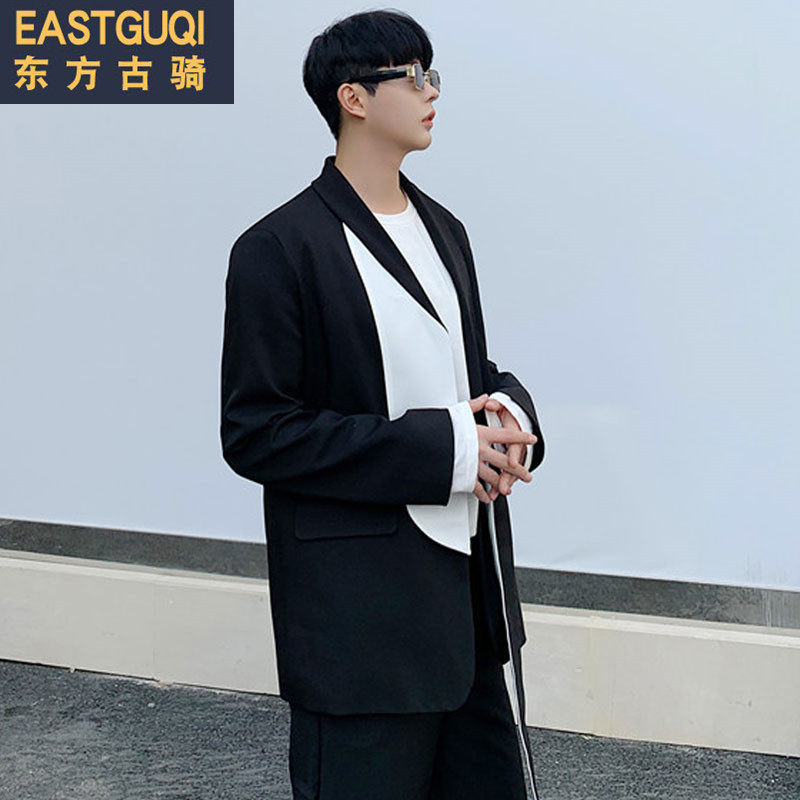 2020 spring small suit tailoring Men's suit Korean version loose net red Korean Yuppie casual retro hair stylist tide