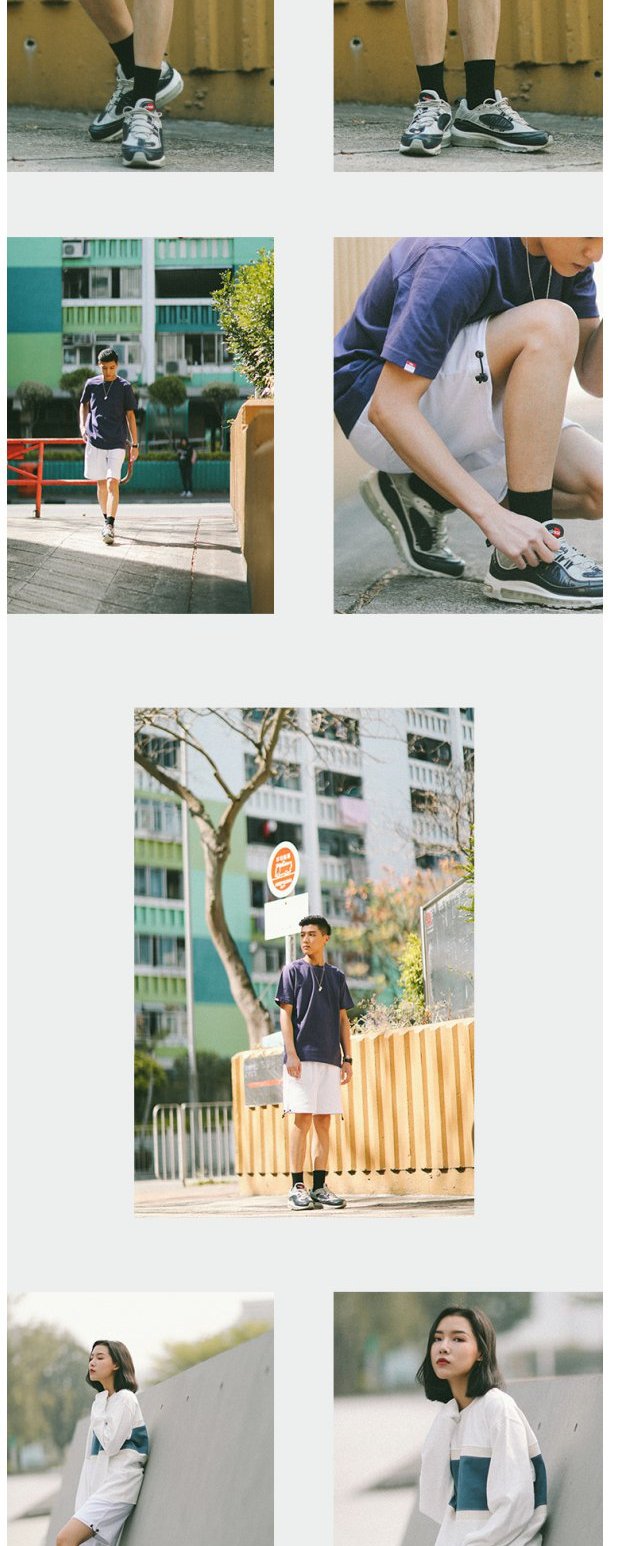 PSO Thương hiệu 18SS SWEATSHORTS Quần short dây rút đơn giản màu đơn quần âu nam