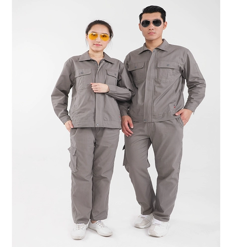 Хлопковый осенний износостойкий комбинезон