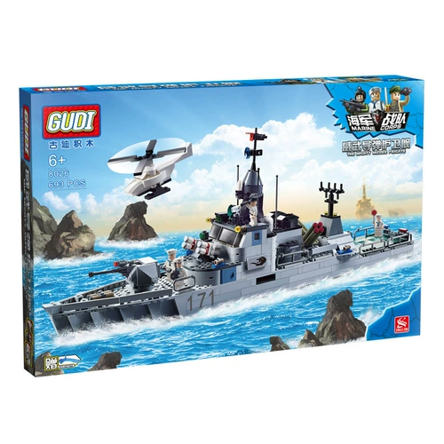 古迪 Военные блоки Creative Toys Construct различные военные модели мальчиков, загадка раннего обучения, ранняя игрушка 8026