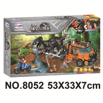 Vile compatible Lego collages of the building blocks childrens puzzle toys Jurassic Warring Dragon series Dragon Big Truck 8052