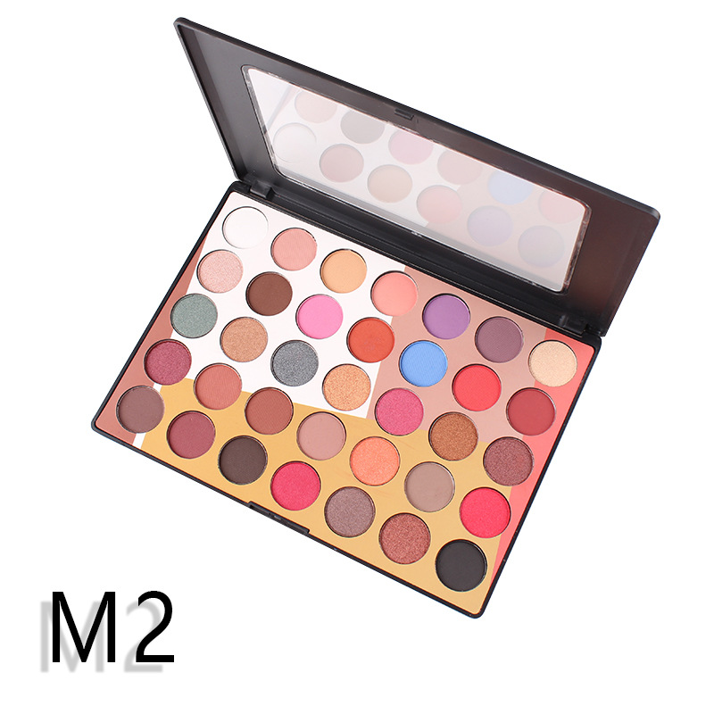 MISS ROSE35 màu mạng đỏ phấn mắt mờ cao pearlescent màu đất bóng mắt cô gái bảng màu trang điểm - Bộ sưu tập trang điểm bảng mắt huda beauty